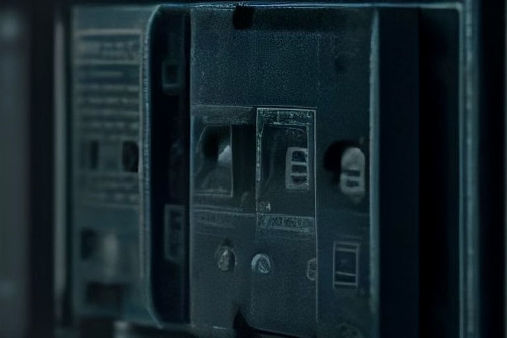Cuadro eléctrico con los magnetotérmicos alineados